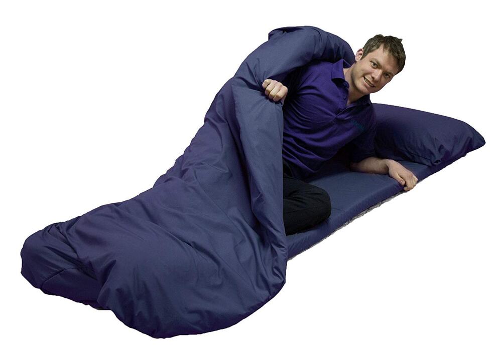 Duvalay Luxury Sleeping Bag Navy 66cm