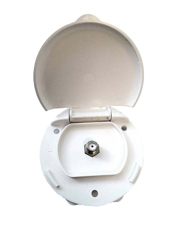 Simple Exterior Coaxial Cable Connectors for Small Space