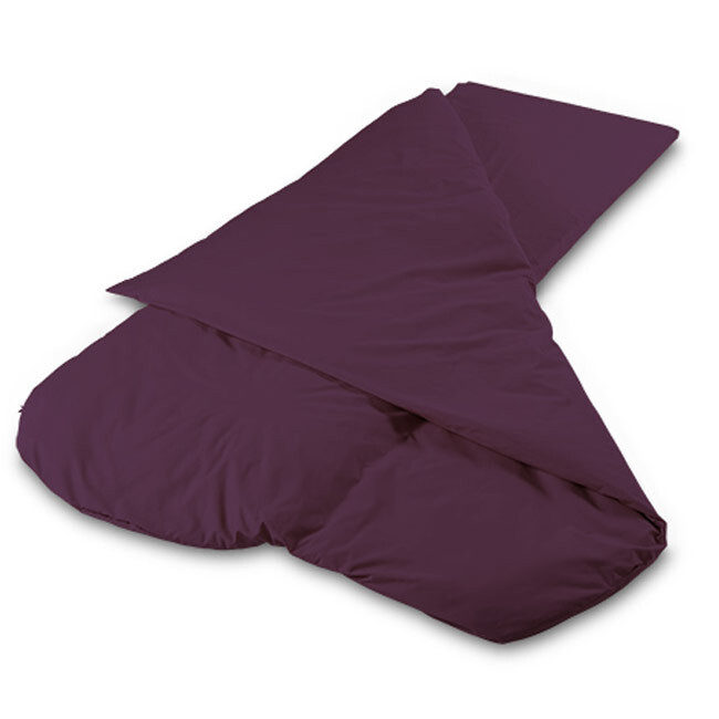 Duvalay Luxury Sleeping Bag Plum 77cm
