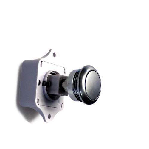 RVSC Satin Cupboard Push Button Latch