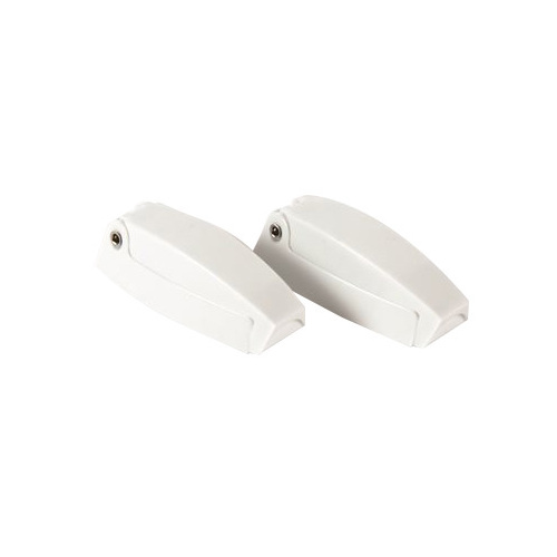 Camco Baggage Door Catches White 2pk