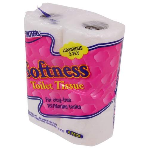 Valterra 2PLY 200 Sheet Clogfree 4pk Toilet Paper