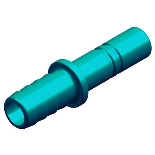 Push-Fit Adaptor Straight 12mm Stem (M) - 1/2" Hosetail (M)