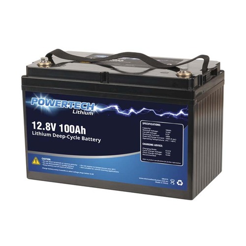 Powertech Lithium Battery 12.8V/100AH