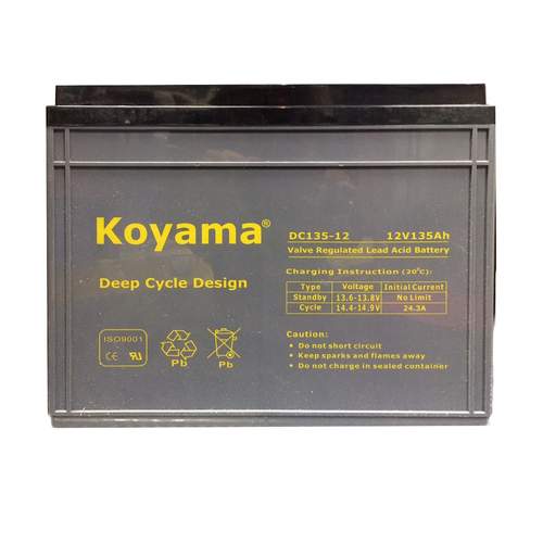 Koyama Battery AGM 12V 135AH***