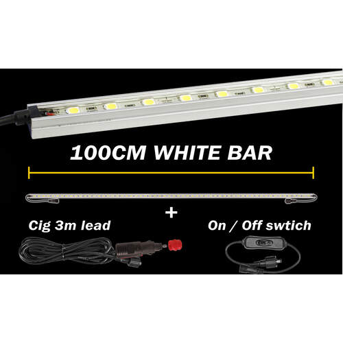 Korr Lighting Orange/White LED Light Bar Kit - 100cm