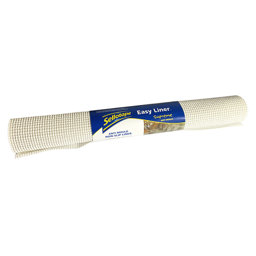 Sellotape Easy Liner Supreme Anti-Mould White - 508 x 1520mm