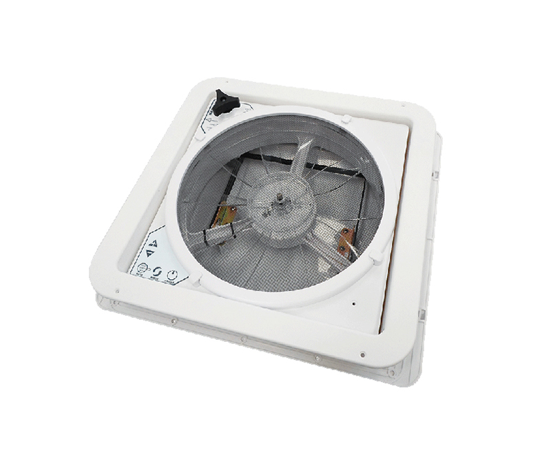 MaxxFan 4-Speed Vent Fan, Black Lid