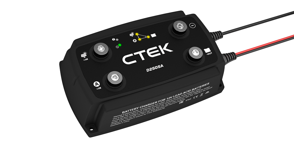 CTEK D250SA Dual OnBoard Battery Charger 12V/20A