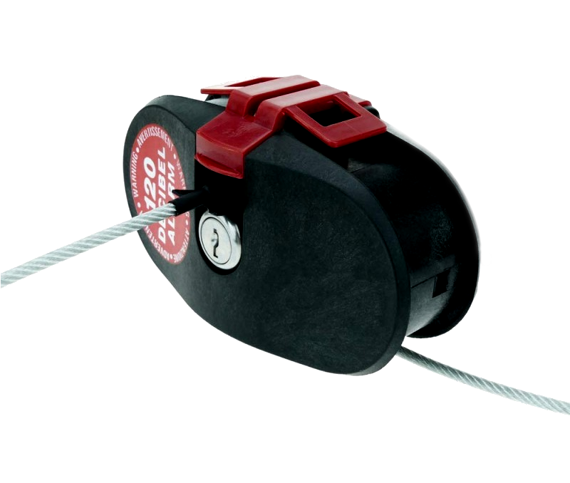 Lock Alarm Cable Lock 2.4m
