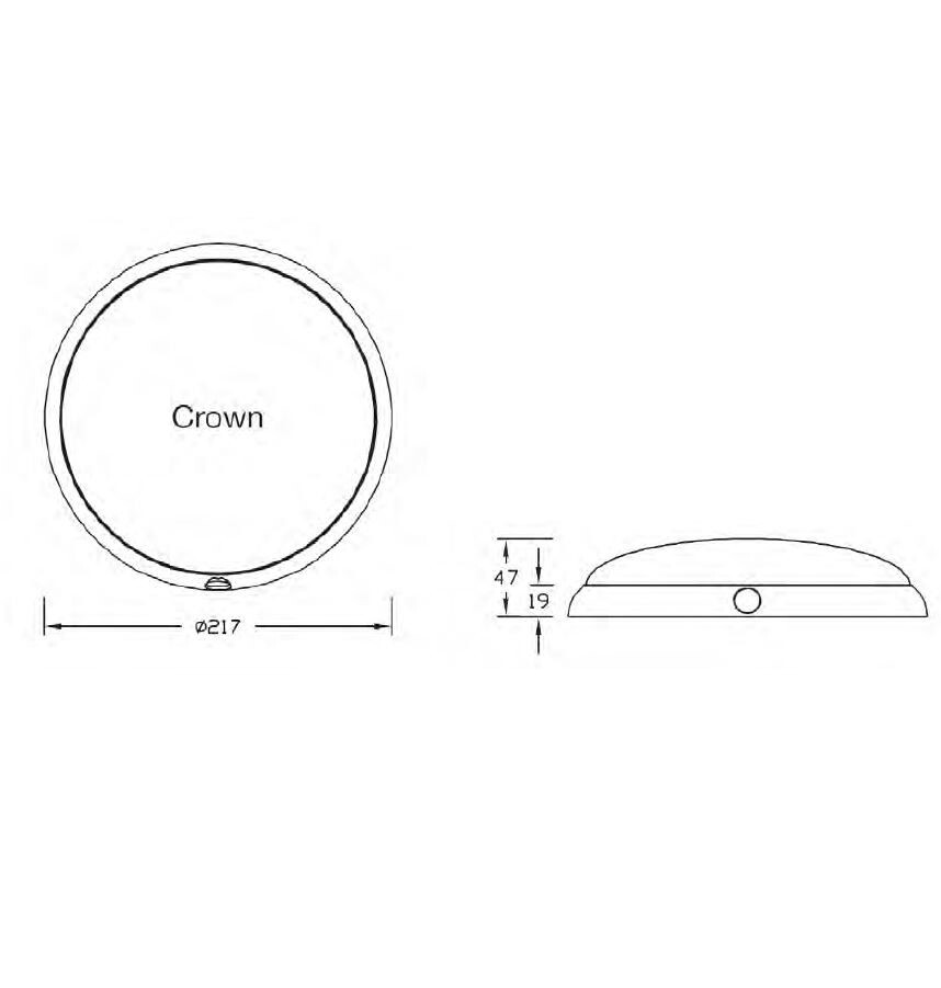 Lumo Crown Led Dome Light Satin Finish Cool White - Lumo Crown Led Ceiling Light Lumo Crown Led Dome Light Satin Finish Cool White - Lumo Crown Led Ceiling Light