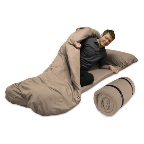 Duvalay Luxury Sleeping Bag Cappuccino 66cm