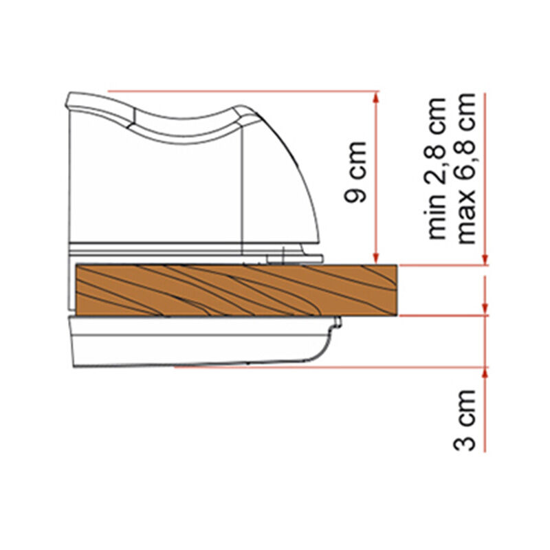 Fiamma Vent 28 x 28 cm Transparent | Chrystal | Capot de toit trappe de  toit | 28F (1 x Vent 28)