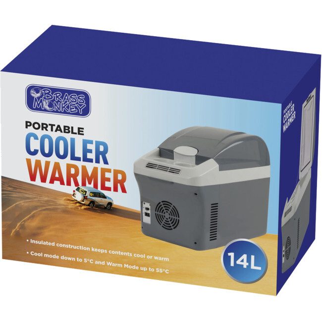 Brass Monkey Portable Cooler/Warmer 12V 14L