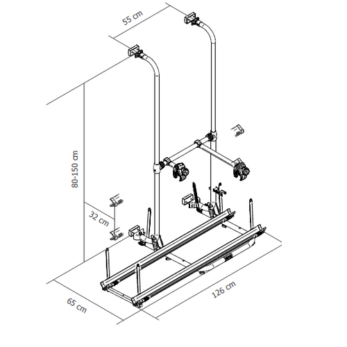 Thule Sport G2 Bike Rack 2 Door Van