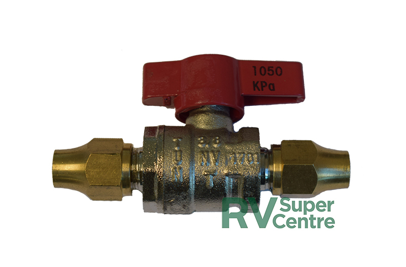 LPG Ball Valve With Flare Nuts 5/16" SAE***