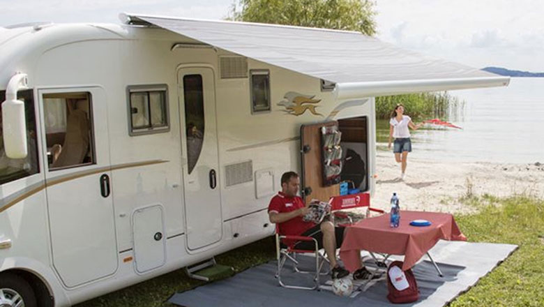 Vehicle Side Awning Mustard Outdoors