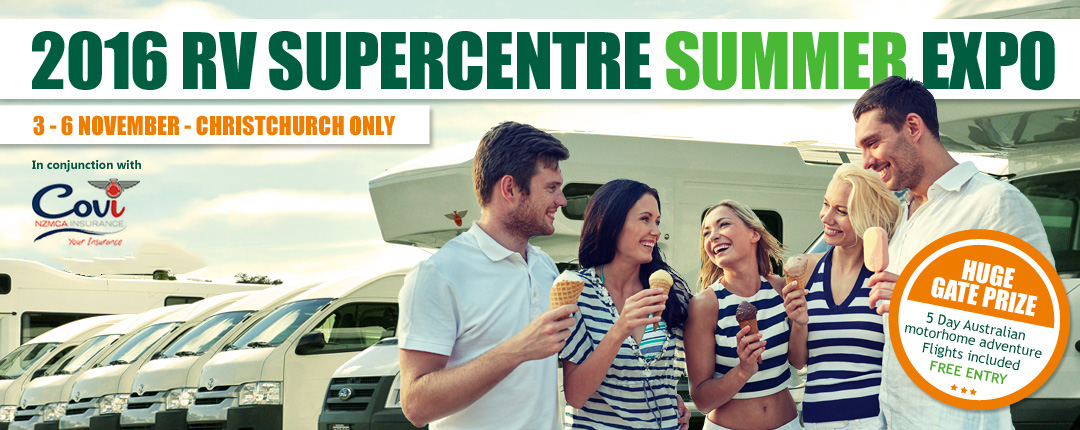 2016 RV Super Centre Summer Expo - 3 to 6 November - Christchurch