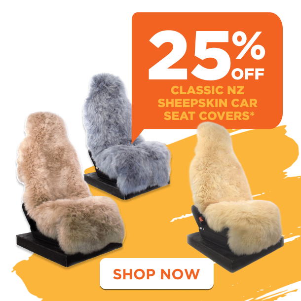 Up to 25% off Sheepskin Car Seat covers