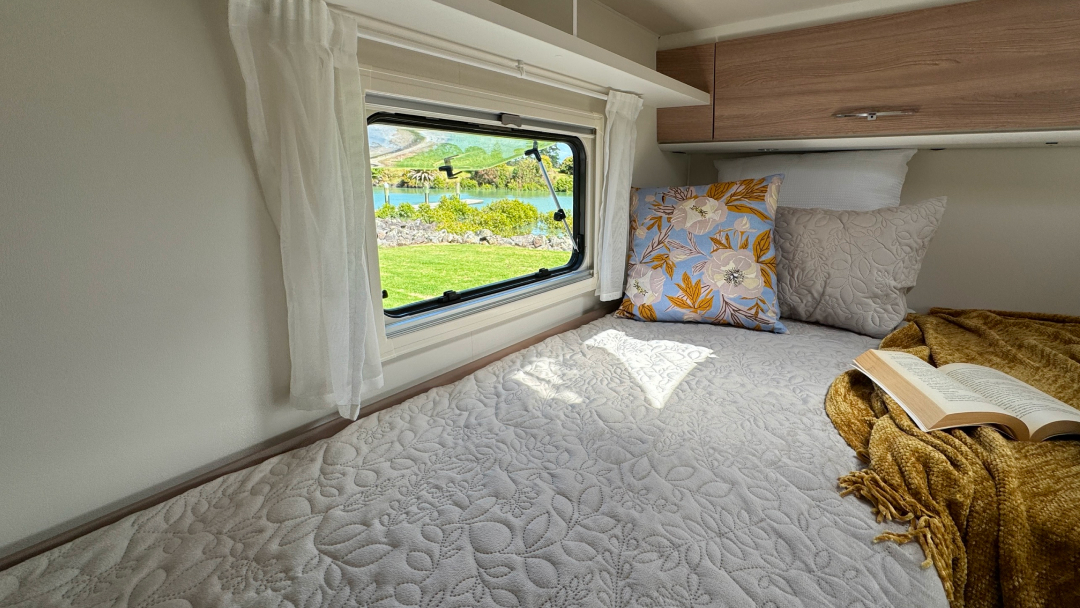 KEA nomad back interior of motorhome