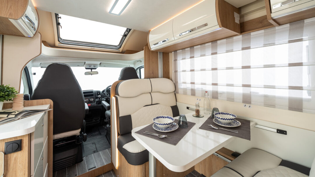 KEA nomad back interior of motorhome