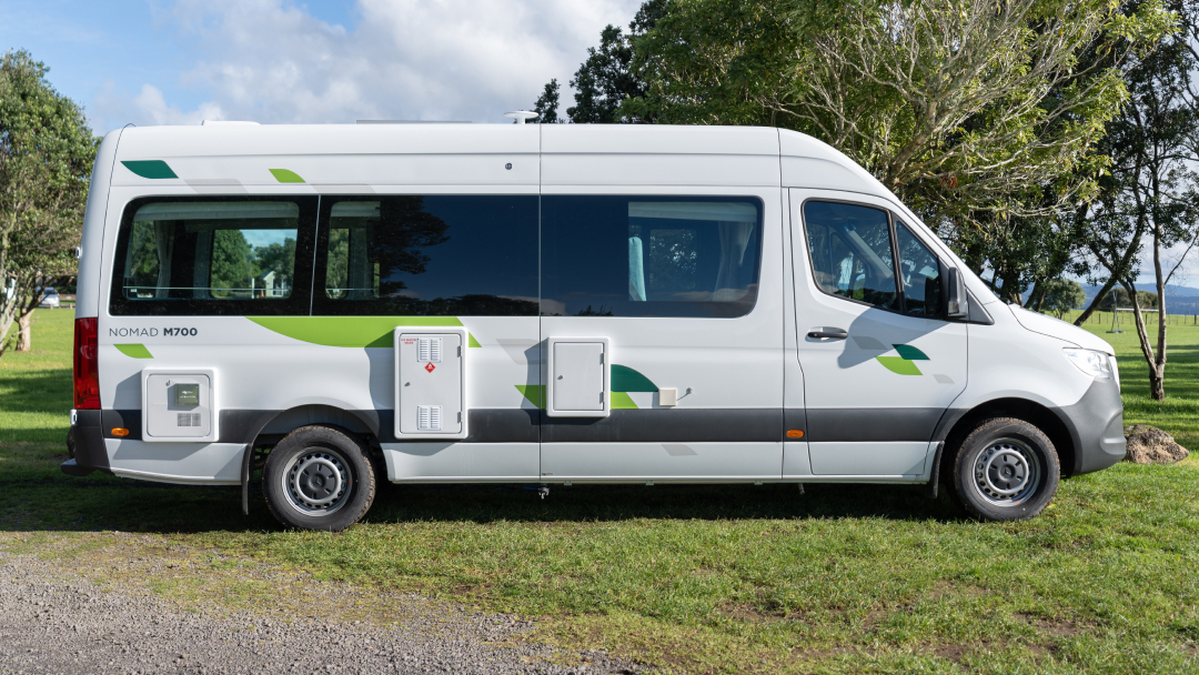 KEA Nomad side of motorhome