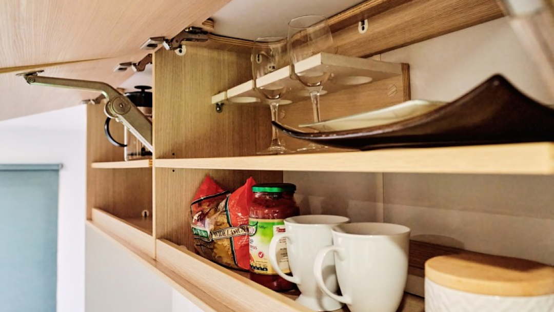 KEA River Rest kitchen storage space