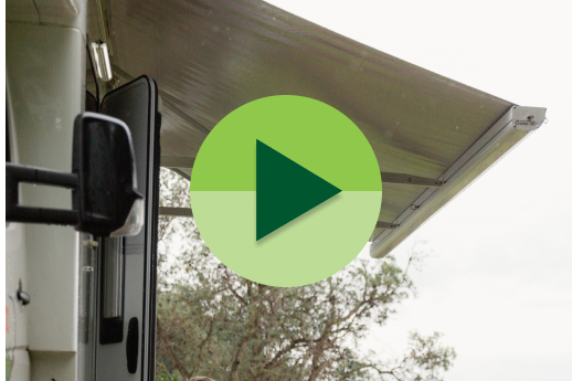 Awning of motorhome