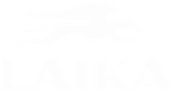 Laika logo on right