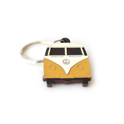 Keepers Keyring Kamper Yellow