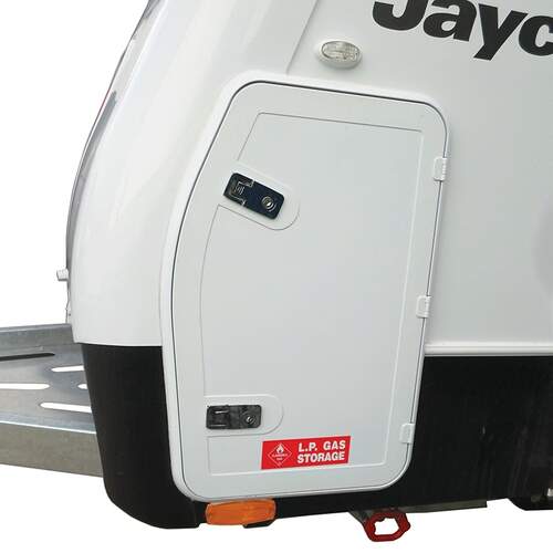 Coast RV Service Door 7 with Locks White 370 x 595mm