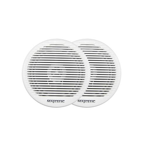 Majestic Outdoor Speakers Dual Cone 6" White 2pk