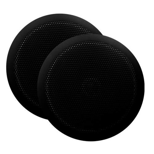 Majestic External Speaker Ultra Slim 6" Black 2pk