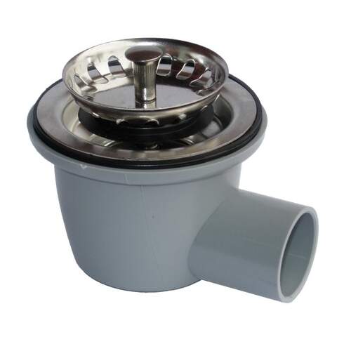 Sink Part - Waste Outlet 90 Degree 70mm to 28mm