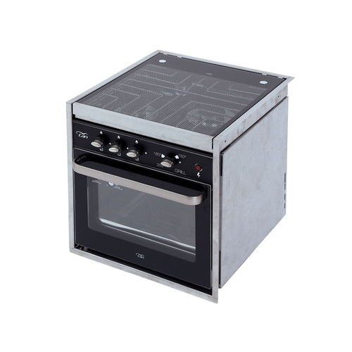 CAN Oven/Grill with 3 Burner Hob