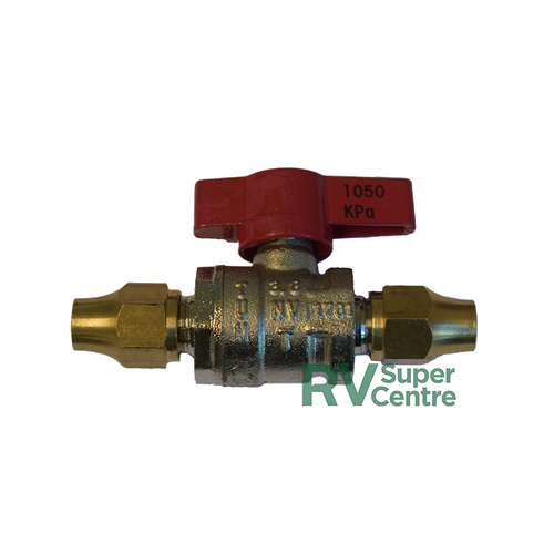 LPG Ball Valve With Flare Nuts 5/16" SAE***