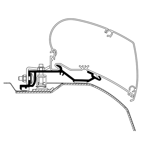 Thule 6200/6300 Roof Awning Mounting Kit for VW Crafter