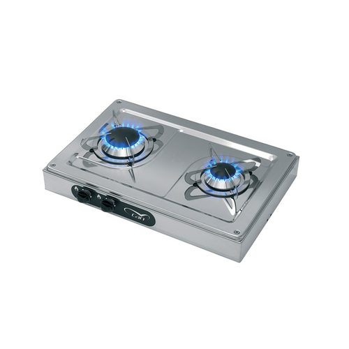 CAN 2 Burner Hob Surface Mounted Marine Stainless Steel