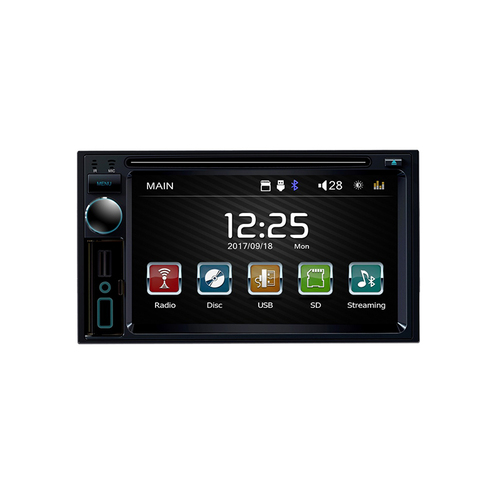 RSE Double Din Multi Media Radio with Bluetooth