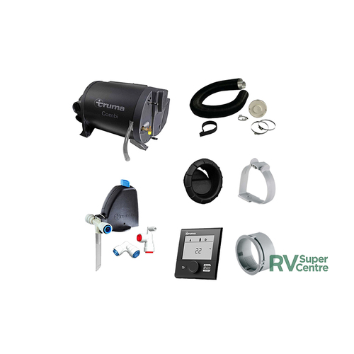 Truma Combi 4E Air/Water Heater with RV Install Kit Gas/240V