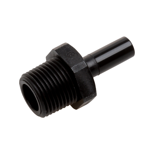 Push-Fit Adaptor Straight 12mm Stem (M) - 1/2" BSP Thread (M)