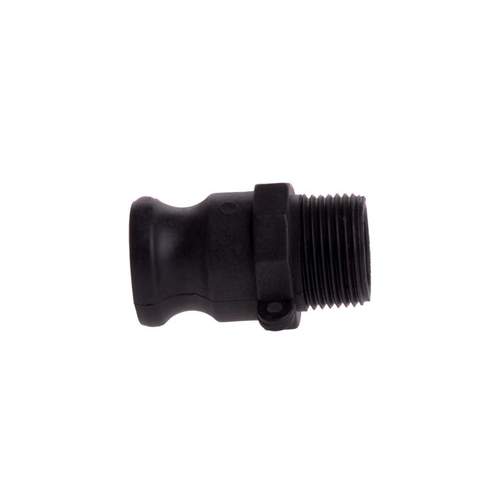 Waste Connector Camlock 25mm (M) - 25mm BSP Thread (M)