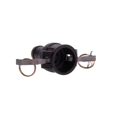 Waste Connector Camlock 32mm (F) - 32mm Hosetail (M)