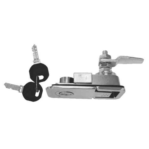 Coast RV Service Door Part - Lock with Keys Chrome