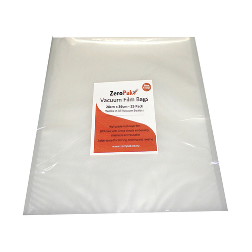 ZeroPak Vacuum Bags 28 x 36cm 25pk