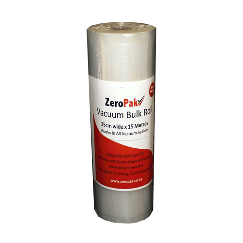 ZeroPak Vacuum Film Roll 25cm x 15m