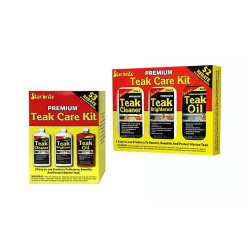 Star brite Cleaner Teak Care Kit