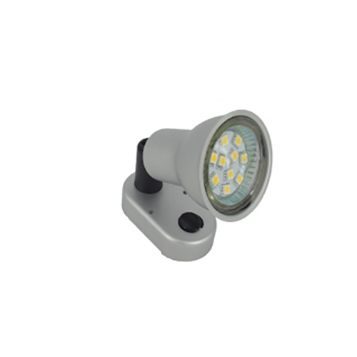 Frilight Mini LED Reading Light Matte Silver Finish - Warm White