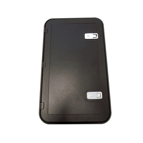 Coast RV Service Door 10 with Locks Black 411 x 681mm