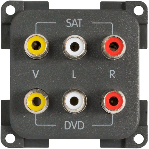 TV Part - 6 x RCA Satellite and DVD Connector